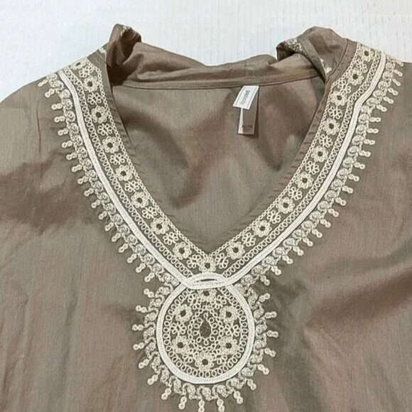 Gapbody Boho Hooded Embroidered Hippie Tunic Cover-up XL - Picture 4 of 7